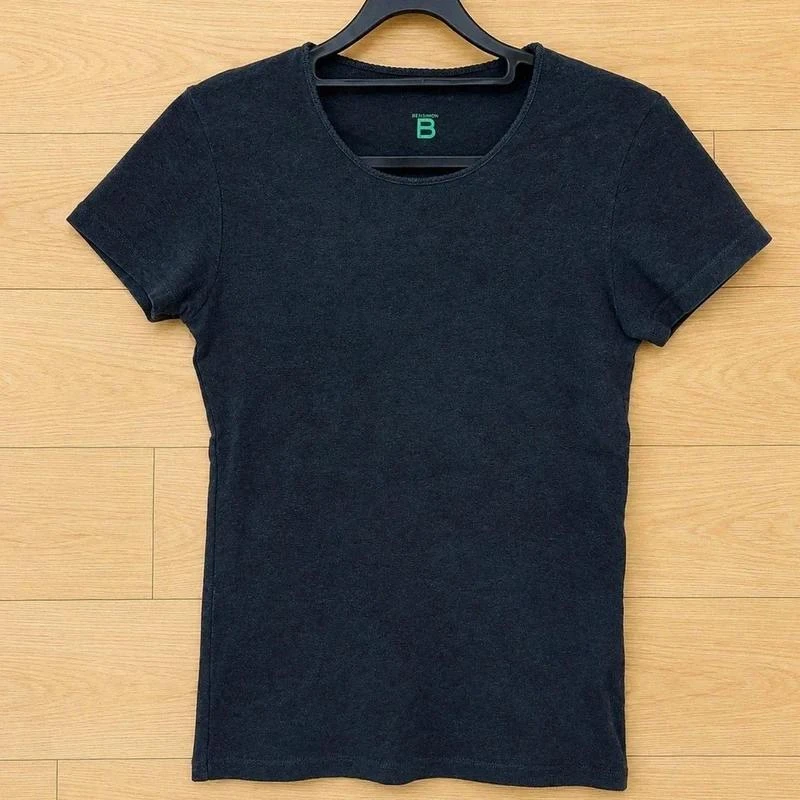 👕 Bensimon T-shirt Femme Taille 1 S Bleu Marine 100% Coton Basique Casual